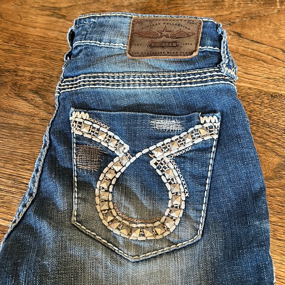 Big Star Liv Mid-Rise Skinny Jeans size 24